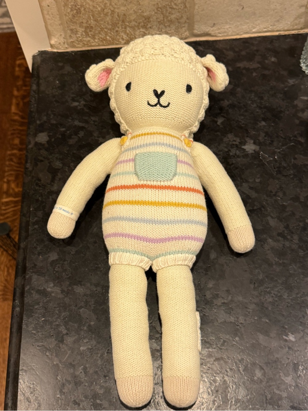 Cuddle + Kind Avery the Lamb 20” Large Knit Plush Doll Handmade in Peru EUC - Picture 5 of 8
